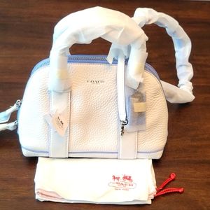 Coach Bleecker Preston Satchel Edgepaint Pebbled Leather